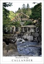 Bracklinn Bridge - Callander Postcard (V SG)