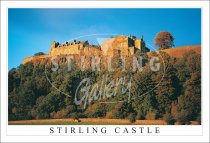 Stirling Castle, Evening Autumn Postcard (H SG)