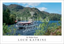 Sir Walter Scott - Loch Katrine Postcard (H SG)