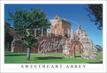 Sweetheart Abbey Postcard (H SG)