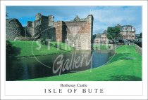 Rothesay Castle - Isle of Bute Postcard (H SG)