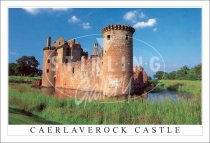 Caerlaverock Castle Postcard (H SG)