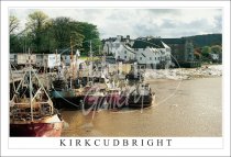 Kirkcudbright on the River Dee and Fleet Postcard (H SG)