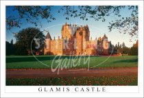 Glamis Castle, Autumn Postcard (H SG)