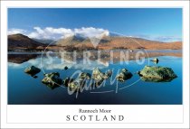 Rannoch Moor - Scotland, Black Mount Postcard (H SG)