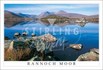 Rannoch Moor, Black Mount Postcard (H SG)