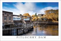 Pitlochry Dam Postcard (H SG)