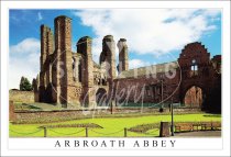 Arbroath Abbey, from Garden Postcard (H SG)