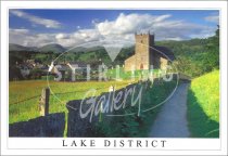 St Michael's, Hawkshead - Lake District Postcard (H SG)