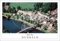 River Tay - Dunkeld, Aerial Postcard (H SG)