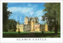 Glamis Castle Postcard (H SG)