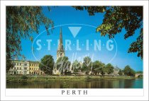 Perth & River tay Postcard (H SG)