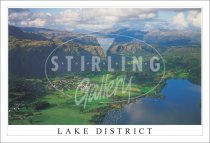 Coniston from the Air - Lake District Postcard (H SG)