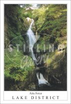 Aira Force, Ullswater - Lake District Postcard (V SG)