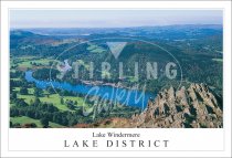 Lake Windermere, Lake District Postcard (H SG)