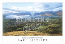 Keswick & Derwentwater - Lake District Postcard (H SG)