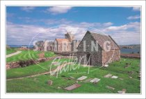 Iona Abbey & St. Oran's Chapel, Iona Postcard (H SG)