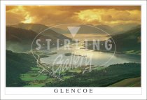 Glencoe Loch Leven from Pap Postcard (H SG)