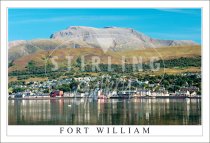 Fort William, close up Ben Nevis behind Postcard (H SG)