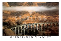 Glenfinnan Viaduct, Cloud Postcard (H SG)