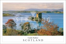 Castle Stalker -Scotland, Autumn Postcard (H SG)