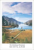 The Glenfinnan Monument - Scotland Postcard (V SG)