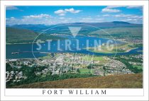 Fort William towards Corpach and Loch Eil Postcard (H SG)