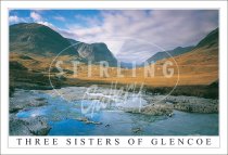 Three Sisters of Glencoe Postcard (H SG)