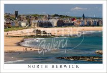 North Berwcik, East Beach, Milsey Bay Postcard (H SG)