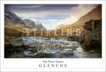 The Three Sisters - Glencoe Postcard (H SG)