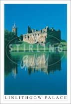 Linlithgow Palace, Reflection Postcard (V SG)