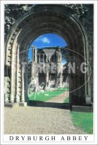 Dryburgh Abbey, Arch View Postcard (V SG)