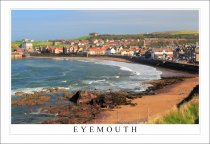 Eyemouth, Beach and Bay Postcard (H SG)