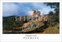 Neidpath Castle - Peebels Postcard (H SG)