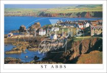 St Abbs and Coastline Postcard (H SG)