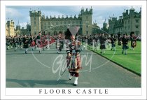 Floors Castle, Pipeband Postcard (H SG)