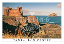 Tantallon Castle and the Bass Rock Postcard (H SG)