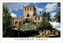 Jedburgh Abbey, from Street Postcard (H SG)