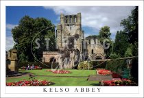 Kelso Abbey Postcard (H SG)