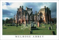 Melrose Abbey Postcard (H SG)