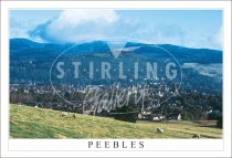 Peebles, from Manor Sware viewpoint Postcard (H SG)