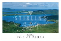 Castlebay - Isle of Barra, from Ben Heaval Postcard (H SG)