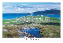 Eriskay towards South Uist Postcard (H SG)