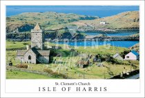 St. Clement's Church close up, Isle of Harris Postcard (H SG)