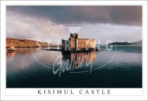 Kisimul Castle, Barra, Storm Cloud Postcard (H SG)