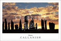 Callanish, Dawn Silhouette Postcard (H SG)