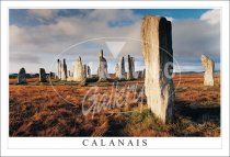 Calanais at Dawn, Standing Stones Postcard (H SG)