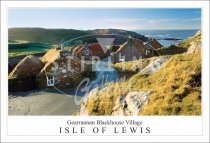 Gearrannan Blackhouse Village - Isle of Lewis Postcard (H SG)