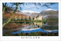 Kilchurn Castle, Spring Postcard (H SG)