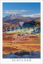 Elphin and Ben More, Assynt, Scotland Postcard (V SG)